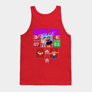 Jason Kelce x Travis Kelce - purple Tank Top